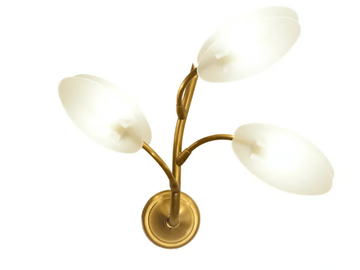 INVERNO 3 - LED handmade brass wall lamp by Patinas Lighting - view 2